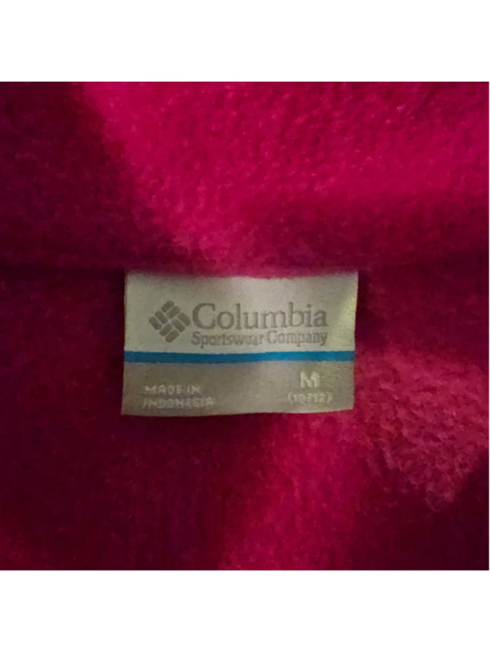 Columbia Girls Medium Pink Fleece Jacket Full Zip NWOT Outdoor Coat